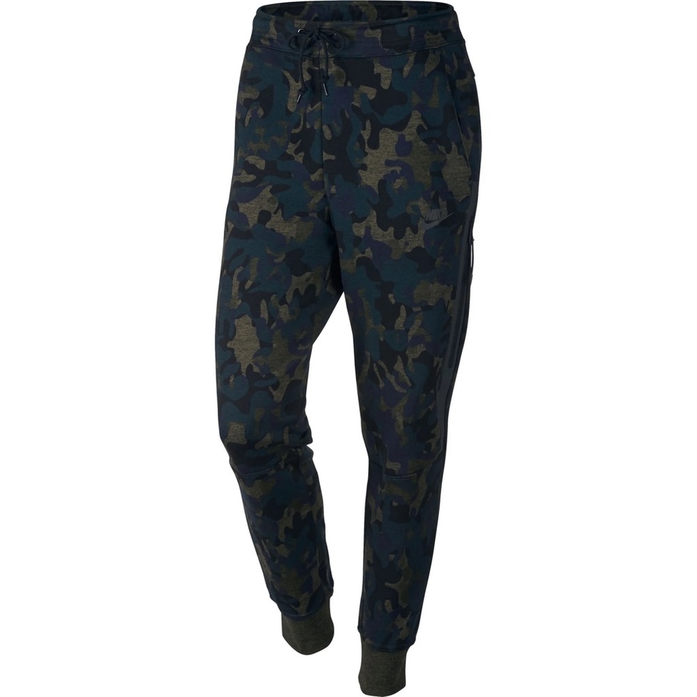 Women’s Nike tech sweatpants blue camo size Small